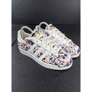 Adidas Superstar Floral Design Banded  Sneakers Size 5